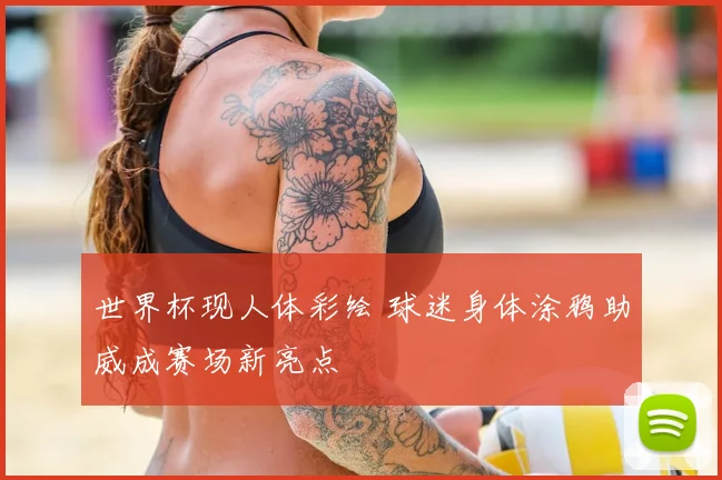 世界杯现人体彩绘 球迷身体涂鸦助威成赛场新亮点